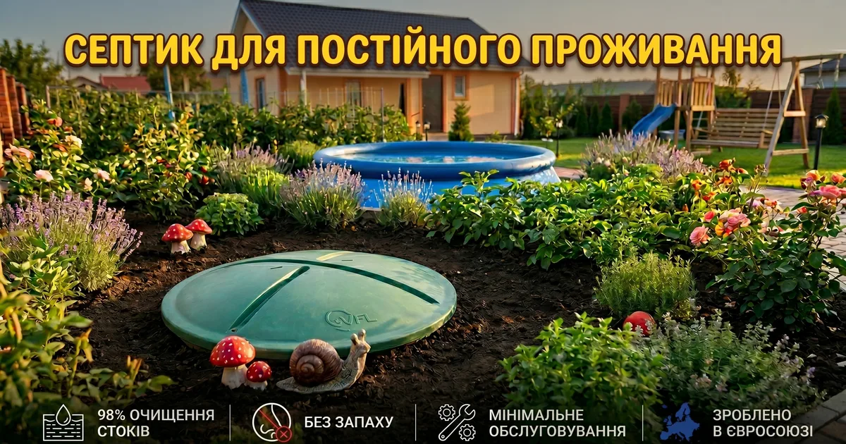 Септик для постоянного проживания купить