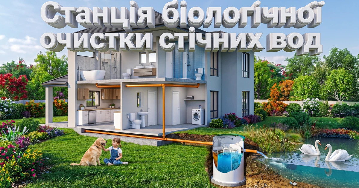 Станция биологической очистки сточных вод