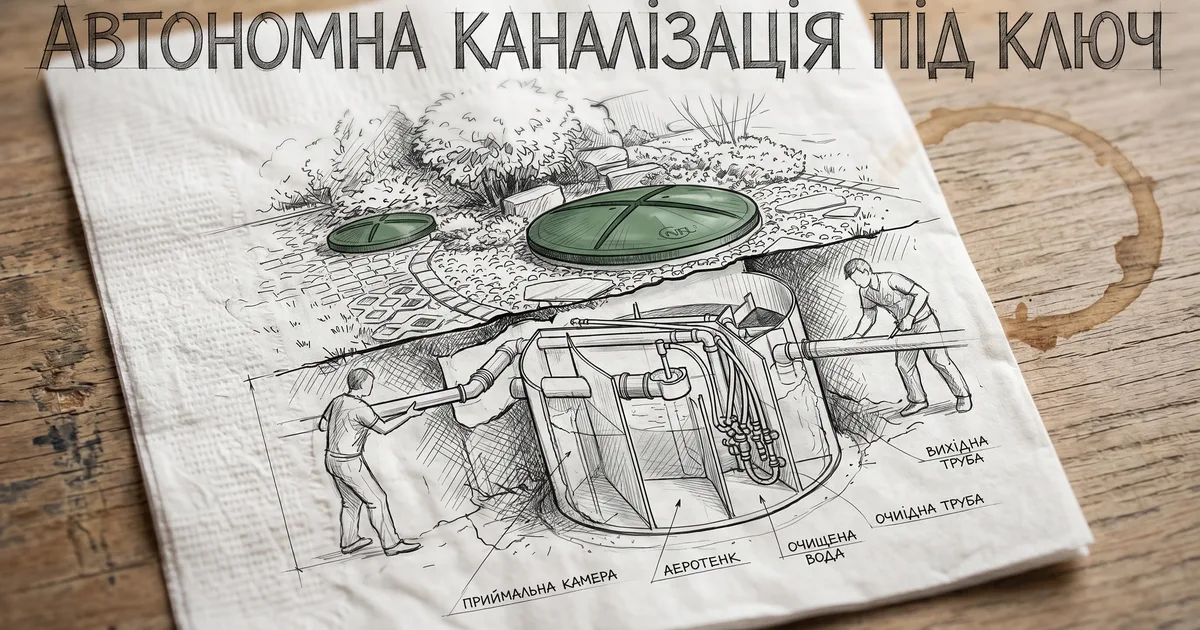 Автономная канализация под ключ