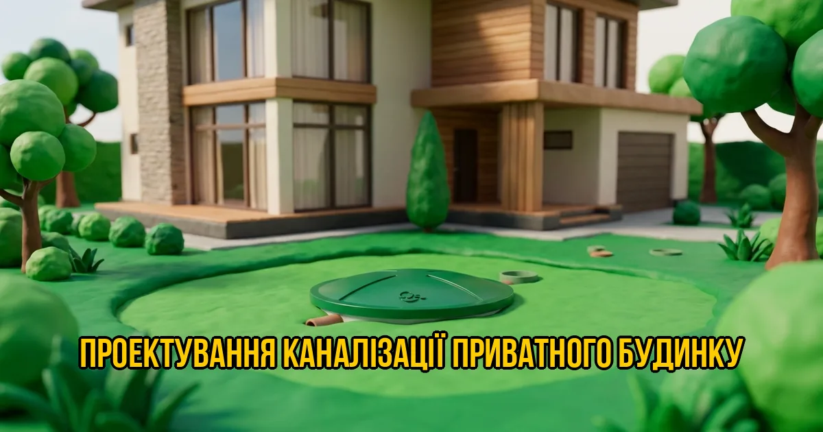 Проектирование канализации частного дома