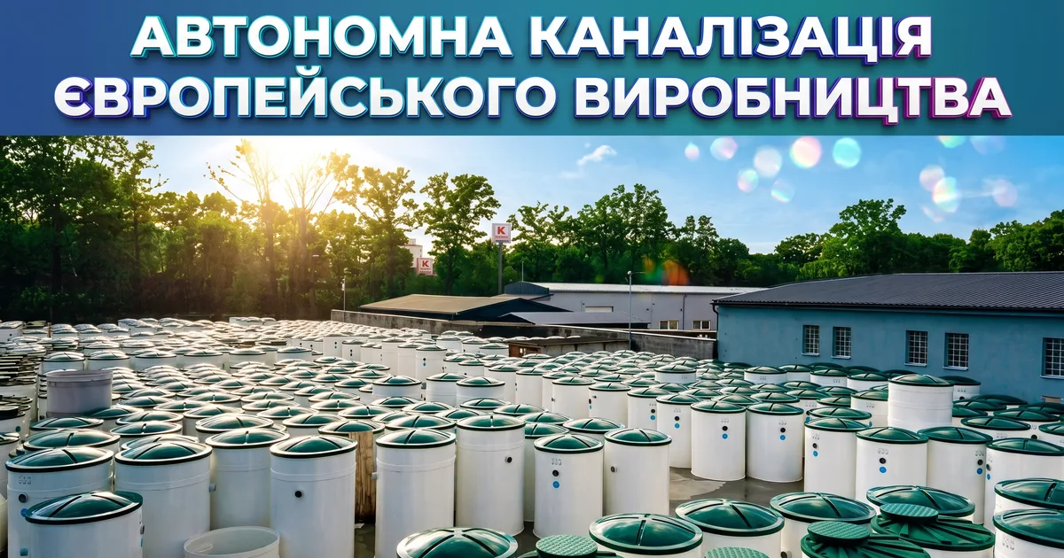 Автономна каналізація європейського виробництва