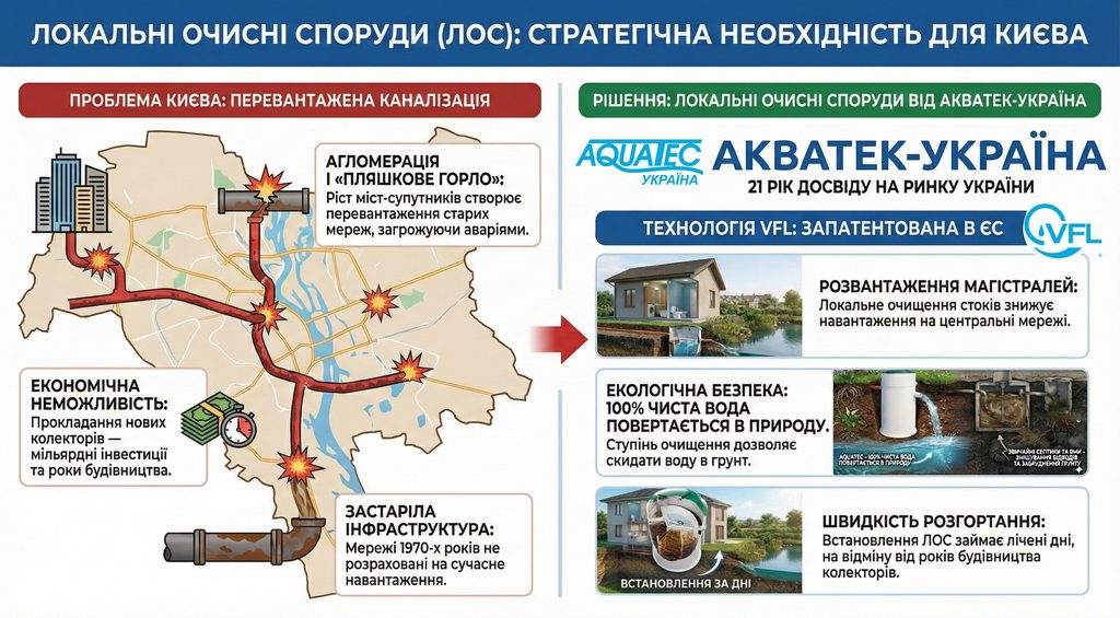 Автономна каналізація: локальні очисні споруди