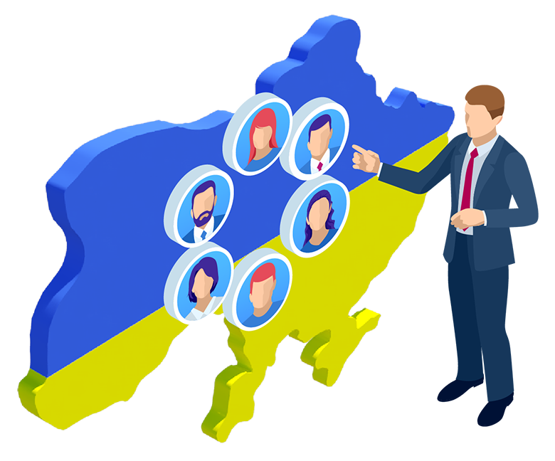 Карта України з фото клієнтів AQUATEC